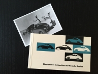 Original Porsche 356 Karosserie Reutter Pflegeanleitung - Englisch 