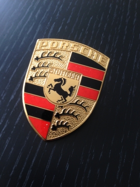 Original "Early" Porsche 911 Plakette für die Fronthaube 