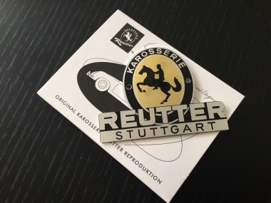 Original Reutter Plakette ab 1953 - 1955 