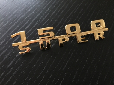 Original "1500 Super"-Plakette 