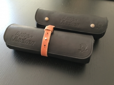 Karosserie Reutter Auto-Löscher- Ledertasche schwarz 