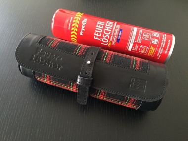 Original Recaro Feuerlöscher Ledertasche für VW Golf GTI 