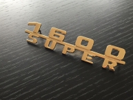 Original "1600 Super"-Plakette 
