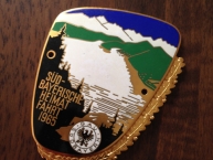 Original historische Plakette - Süd Bayrische Heimatfahrt 1965 