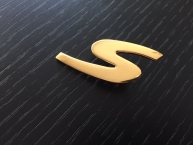 Original "S"-Plakette 
